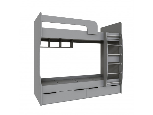 Кровать (0,8) двухярусная Подростковая Мадрид 