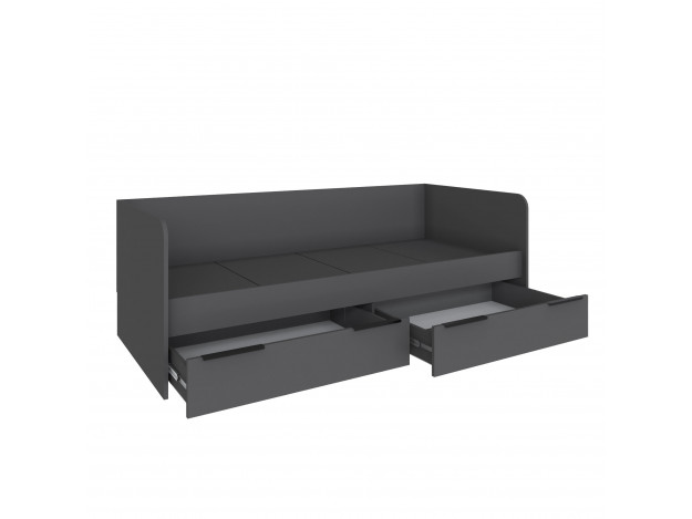  Кровать (0,8) с 2 ящиками Подростковая Мадрид