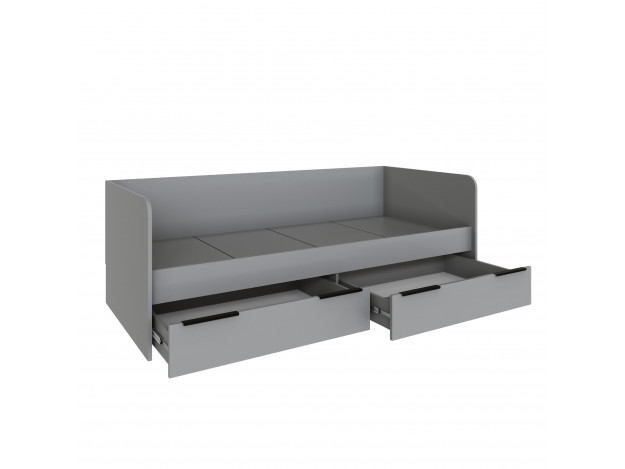  Кровать (0,8) с 2 ящиками Подростковая Мадрид