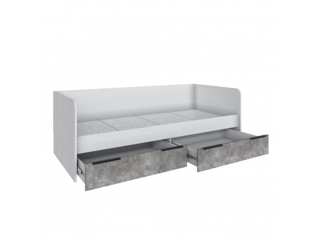  Кровать (0,8) с 2 ящиками Подростковая Мадрид