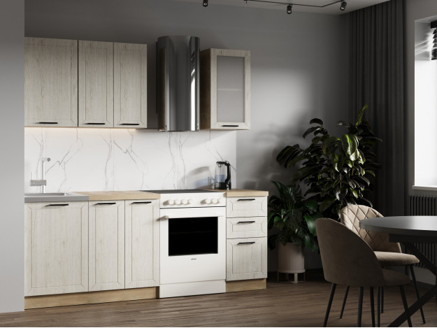 Кухня Gracia graphite (1,5 м)