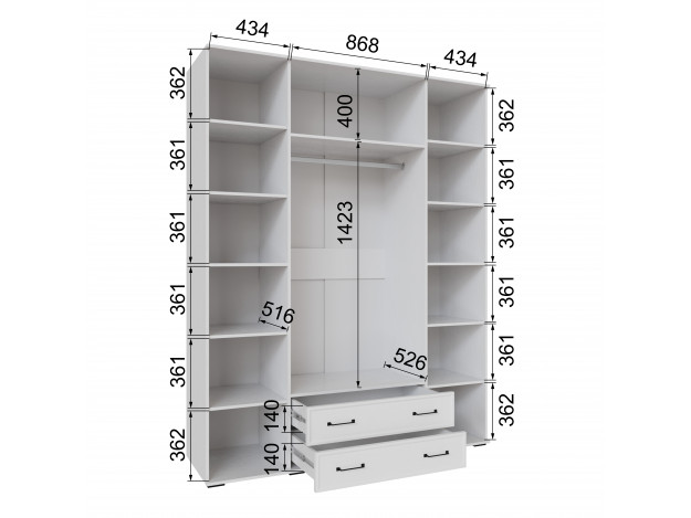 Шкаф Нельсон НШ-24 (1,8 м)