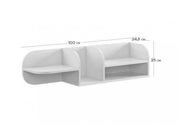 Полка навесная Милана 