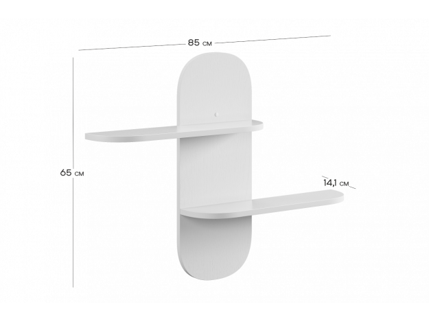 Полка навесная Милана 2