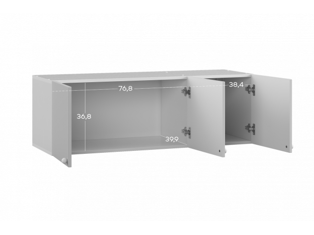 Шкаф трехдверный Милана (Mebelson)