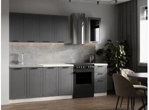 Кухня Gracia graphite (2,0 м)
