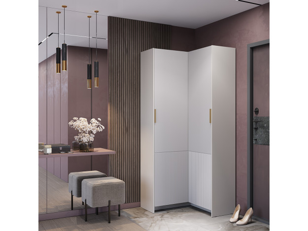 Шкаф угловой Пандора ШКУ-07 (с антресолью/без антресоли)