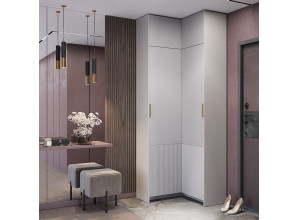 Шкаф угловой Пандора ШКУ-07 (с антресолью/без антресоли)