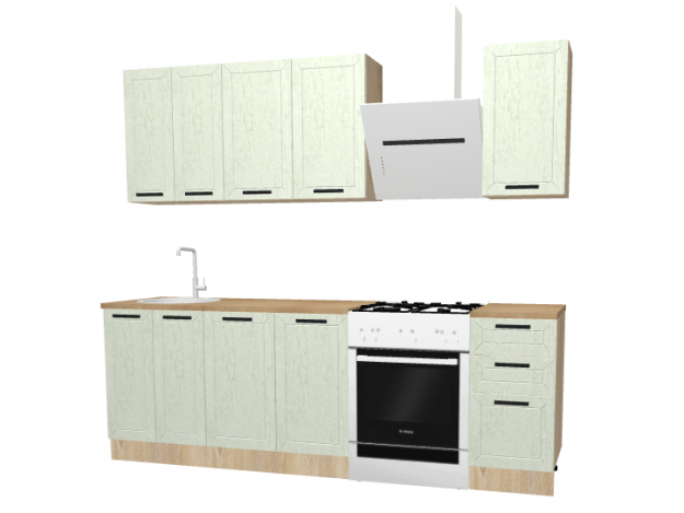 Кухня Gracia graphite (1,8 м)