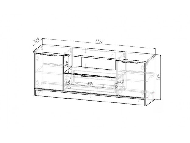 ТВ-тумба ТМ-001 ИВИС 
