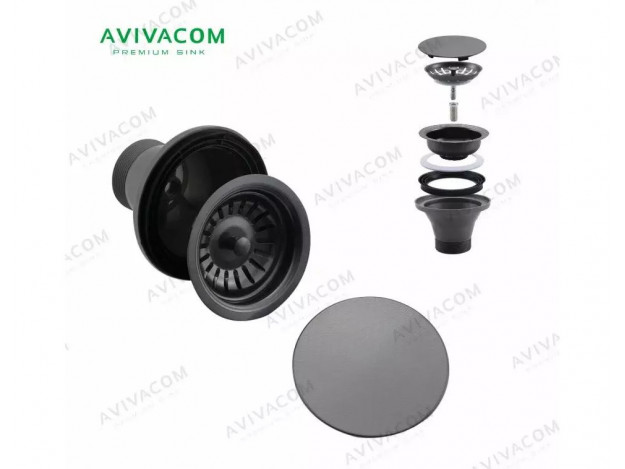 Кухонная мойка с крылом 65х48 Avivacom (Левая/Правая)