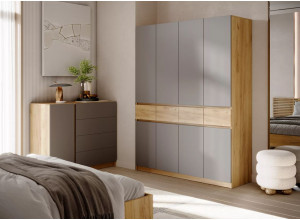 Шкаф Бостон Лайт ШК-004 (4-ств.) (с антресолью/без антресоли)