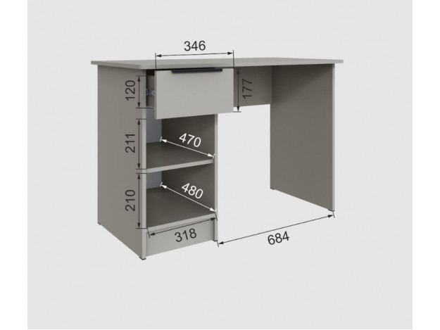 Спальня Мадрид Стол (1,1) модуль 6
