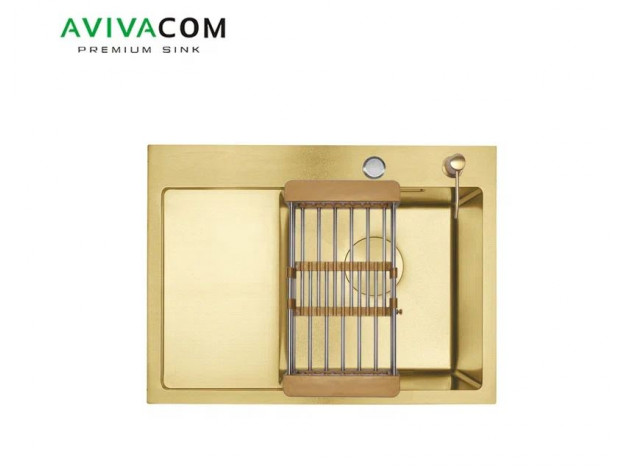 Кухонная мойка с крылом 58х48 Avivacom (Левая/Правая)
