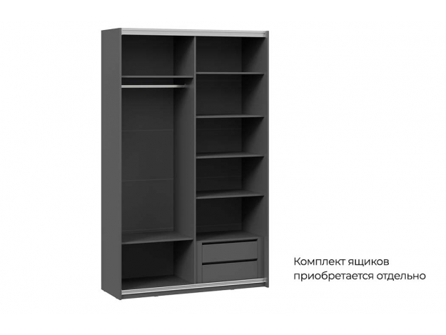Шкаф-купе с 2 глухими дверями Оскар Хилтон (118/140 см)