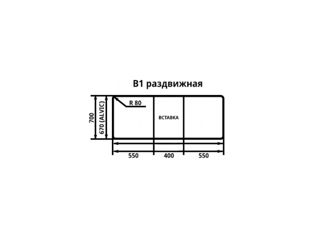 Стол Паук разборный раздвижной В1