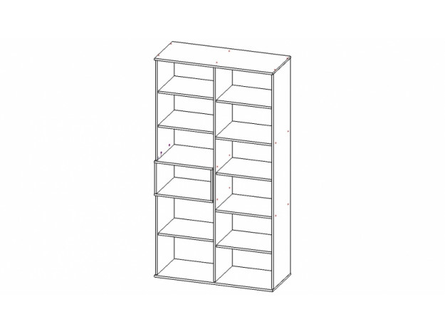 ЦРК.ЛКС.01 Шкаф 2-х дв. мод 1