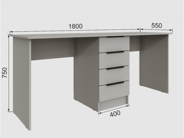 Спальня Мадрид Стол (1,8) модуль 8