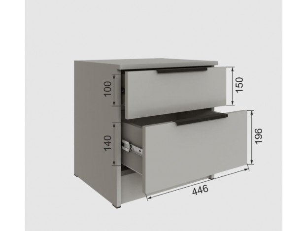 Спальня Мадрид Тумба (0,45) модуль 9