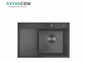Кухонная мойка с крылом 65х48 Avivacom (Левая/Правая)