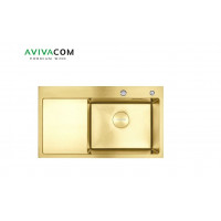 Кухонная мойка с крылом 78х48 Avivacom (Левая/Правая)