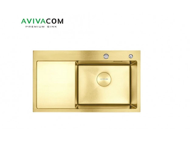 Кухонная мойка с крылом 78х48 Avivacom (Левая/Правая)