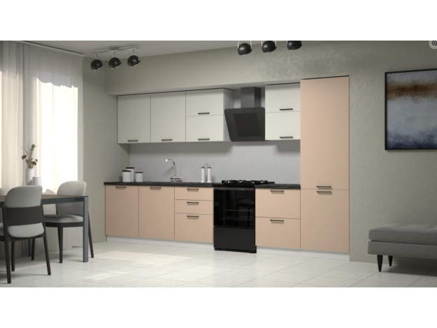 Модульная кухня Орешник (Акрилит)