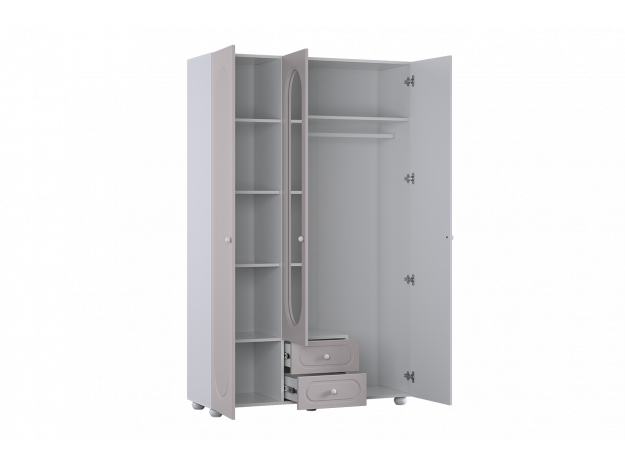 Шкаф трехдверный Милана (Mebelson)