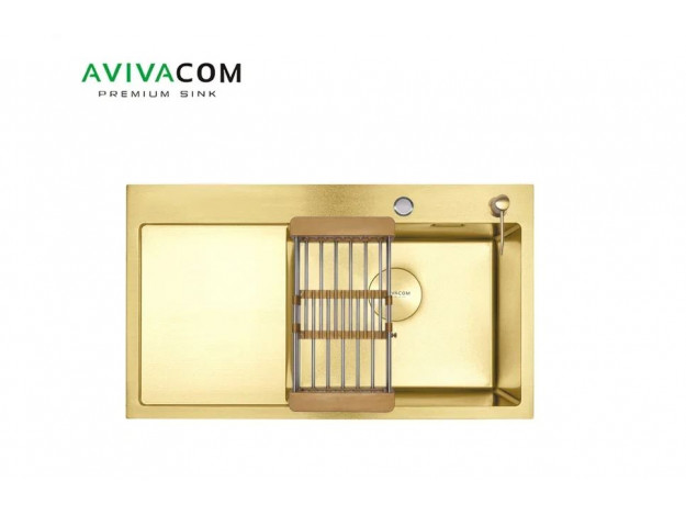Кухонная мойка с крылом 78х48 Avivacom (Левая/Правая)