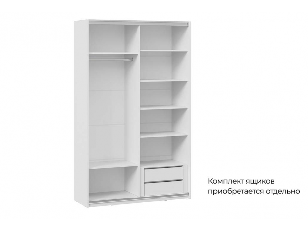 Шкаф-купе с 2 глухими дверями Оскар Хилтон (118/140 см)