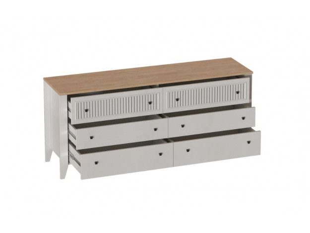 Комод 6 ящ "Валенсия" гостиная модуль 1
