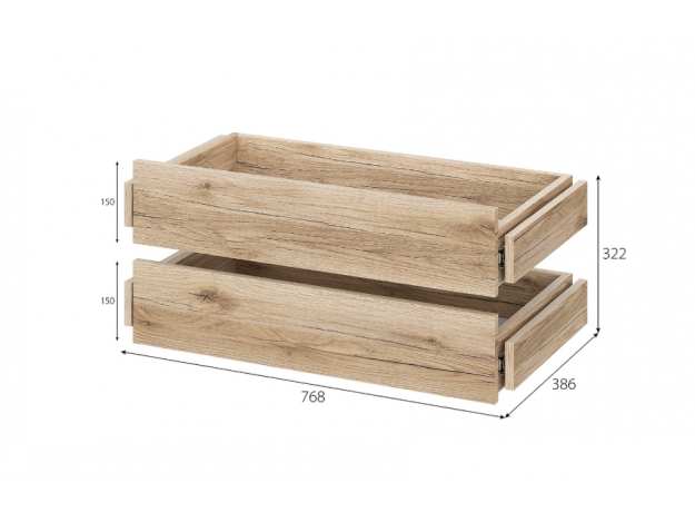 Шкаф трёхстворчатый Брауни