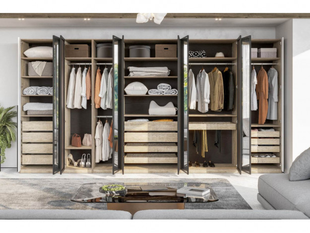 Гардеробная Этна Алебастр (Модульная)