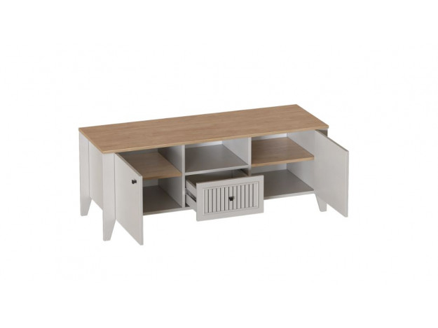 Тумба ТВ 2 дв 1 ящ "Валенсия" гостиная узкая модуль 4
