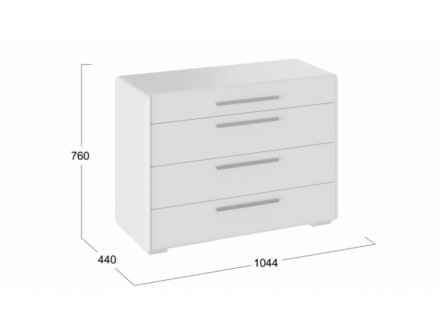 Комод с 4-мя ящиками Наоми