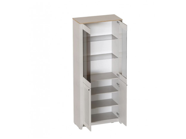 Шкаф-витрина двухдверный "Валенсия" гостиная модуль 7