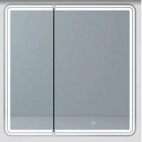 Зеркальный шкаф Мадрид с подсветкой (80 см)