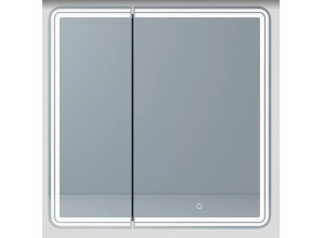 Зеркальный шкаф Мадрид с подсветкой (80 см)