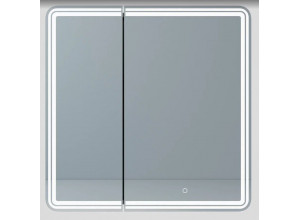 Зеркальный шкаф Мадрид с подсветкой (80 см)