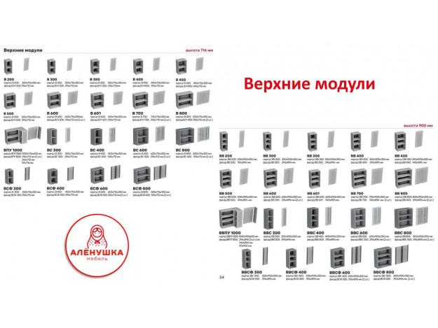 Модульная кухня Ландыш