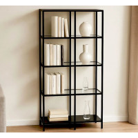 Стеллаж со стеклянными полками Нора гостиная (460/900 мм)