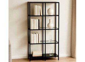 Стеллаж со стеклянными полками Нора гостиная (460/900 мм)