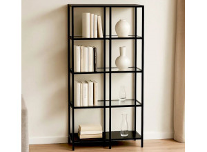 Стеллаж со стеклянными полками Нора гостиная (460/900 мм)