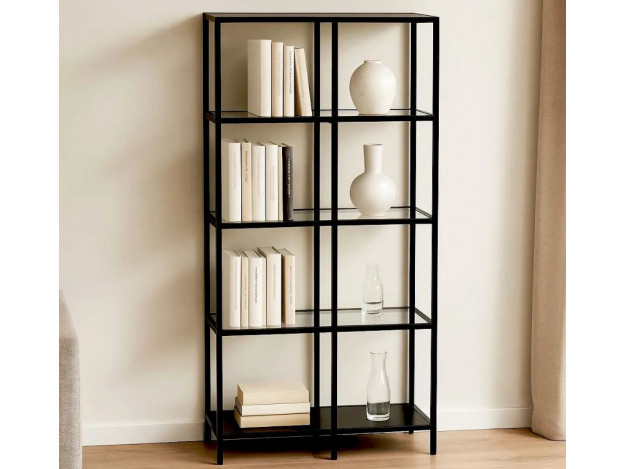 Стеллаж со стеклянными полками Нора гостиная (460/900 мм)