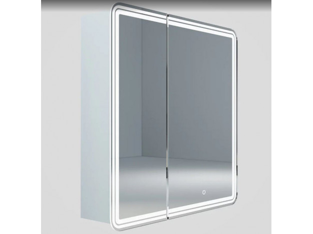 Зеркальный шкаф Мадрид с подсветкой (80 см)