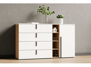 Комод 4 ящ 1 дв Ренн