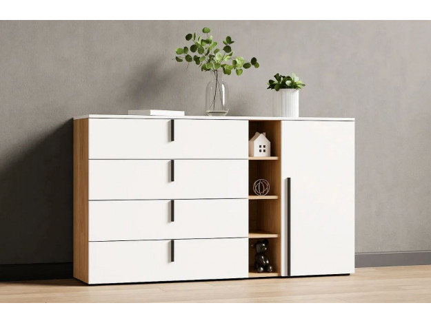 Комод 4 ящ 1 дв Ренн