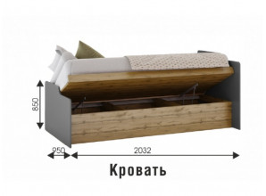 Кровать Харви с основанием ДСП и подъемным механизмом