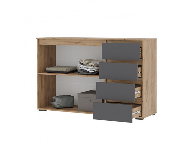 Комод Хелен КМ 06 4 ящика и 2 створки