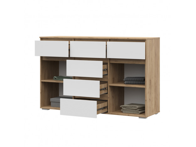  Комод Хелен КМ 05 6 ящиков и 2 створки